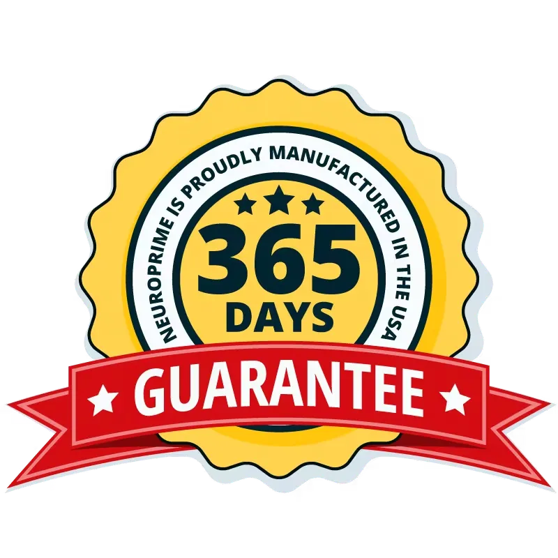 NeuroPrime XT 365 Day Money Back Guarantee